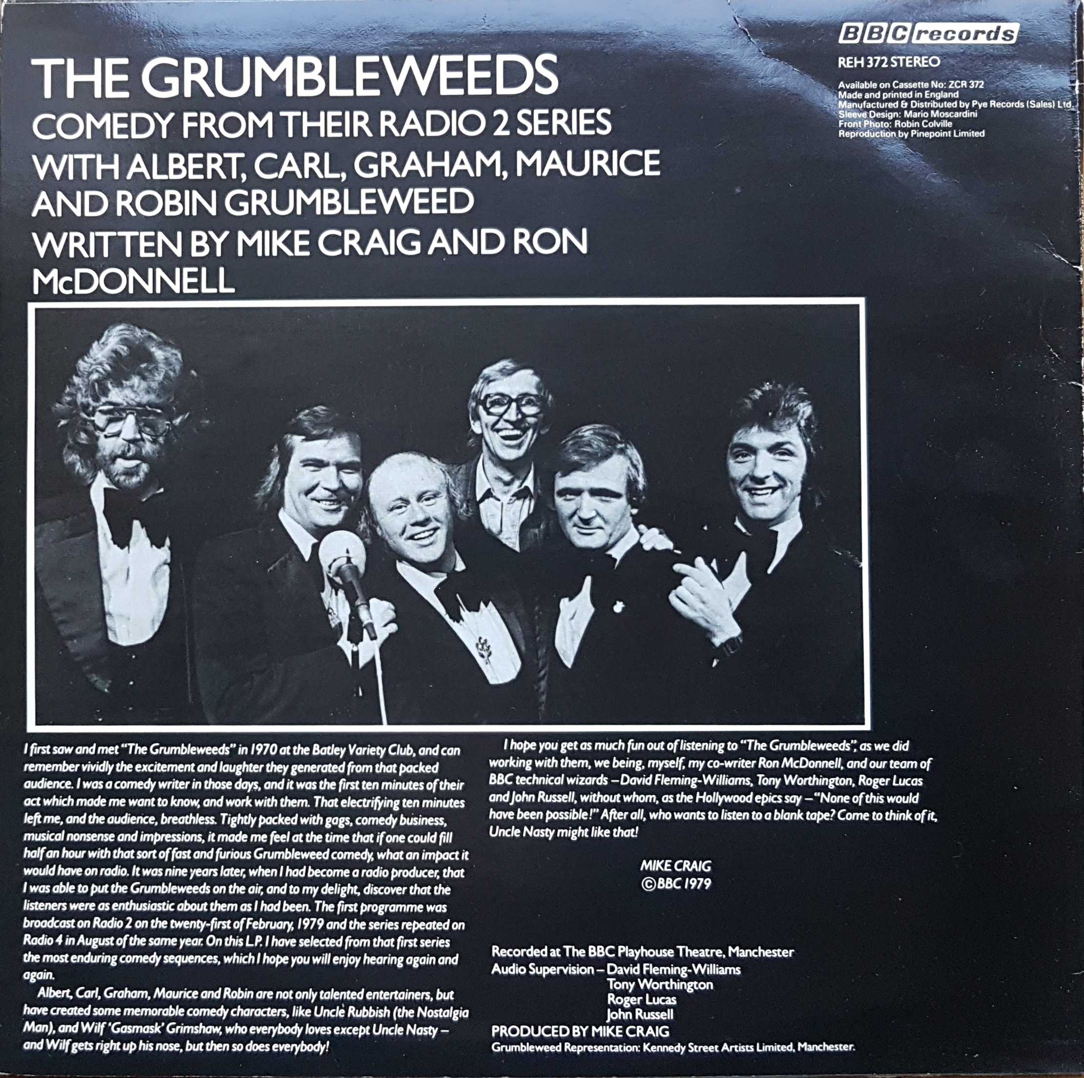 Picture of REH 372 The Grumbleweeds by artist Mike Craig / Ron McDonnell from the BBC records and Tapes library